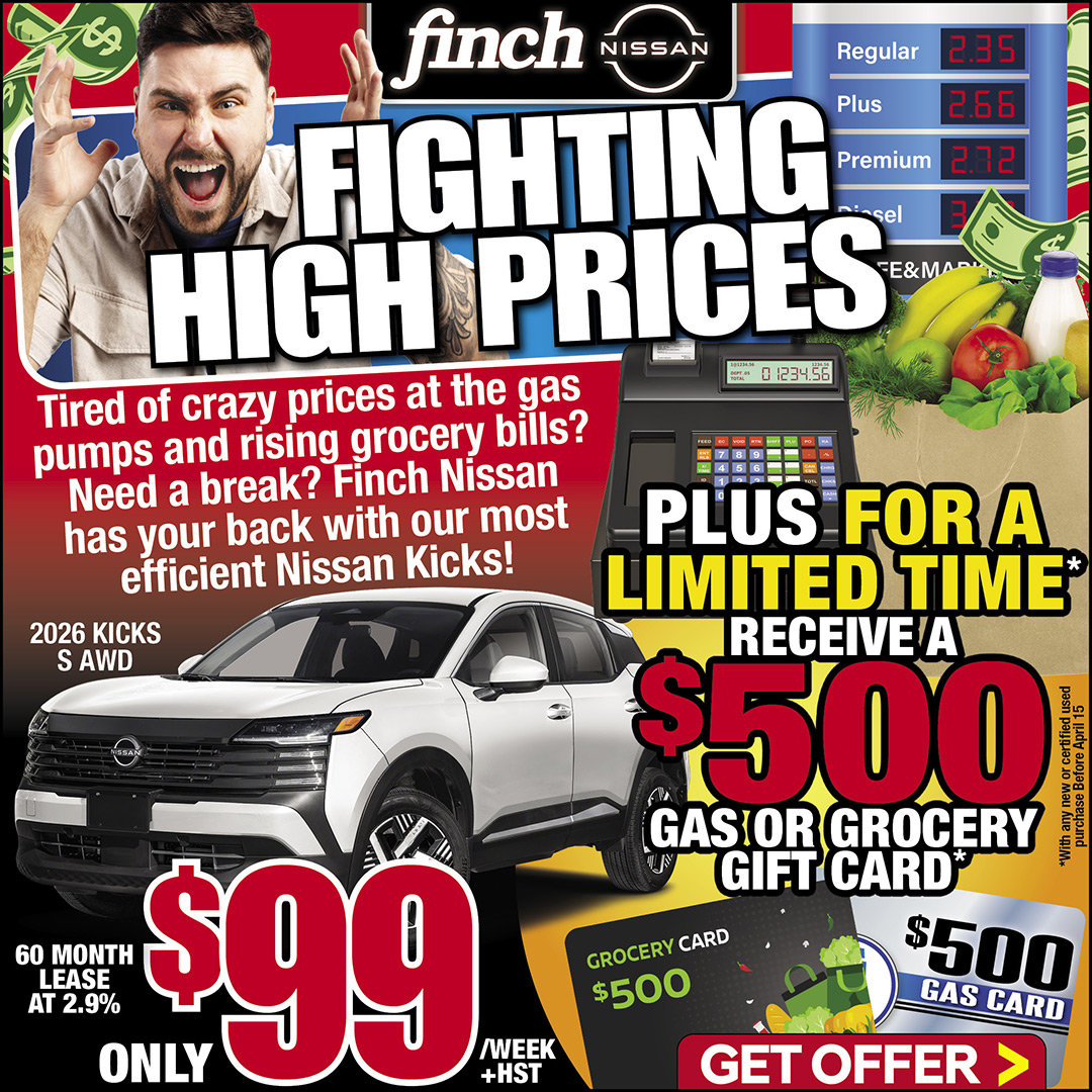 Fighting High prices on new vehicles at Finch Nissan sale